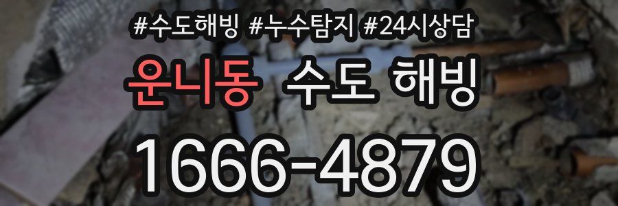 운니동 수도 해빙