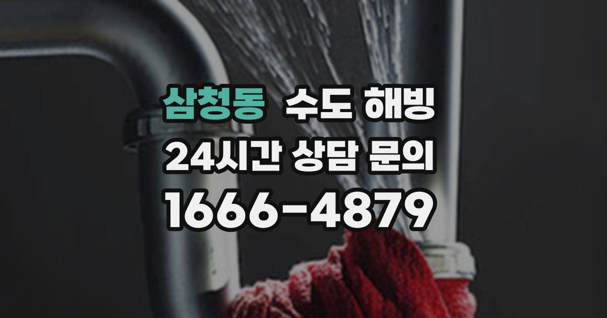 삼청동 수도 해빙