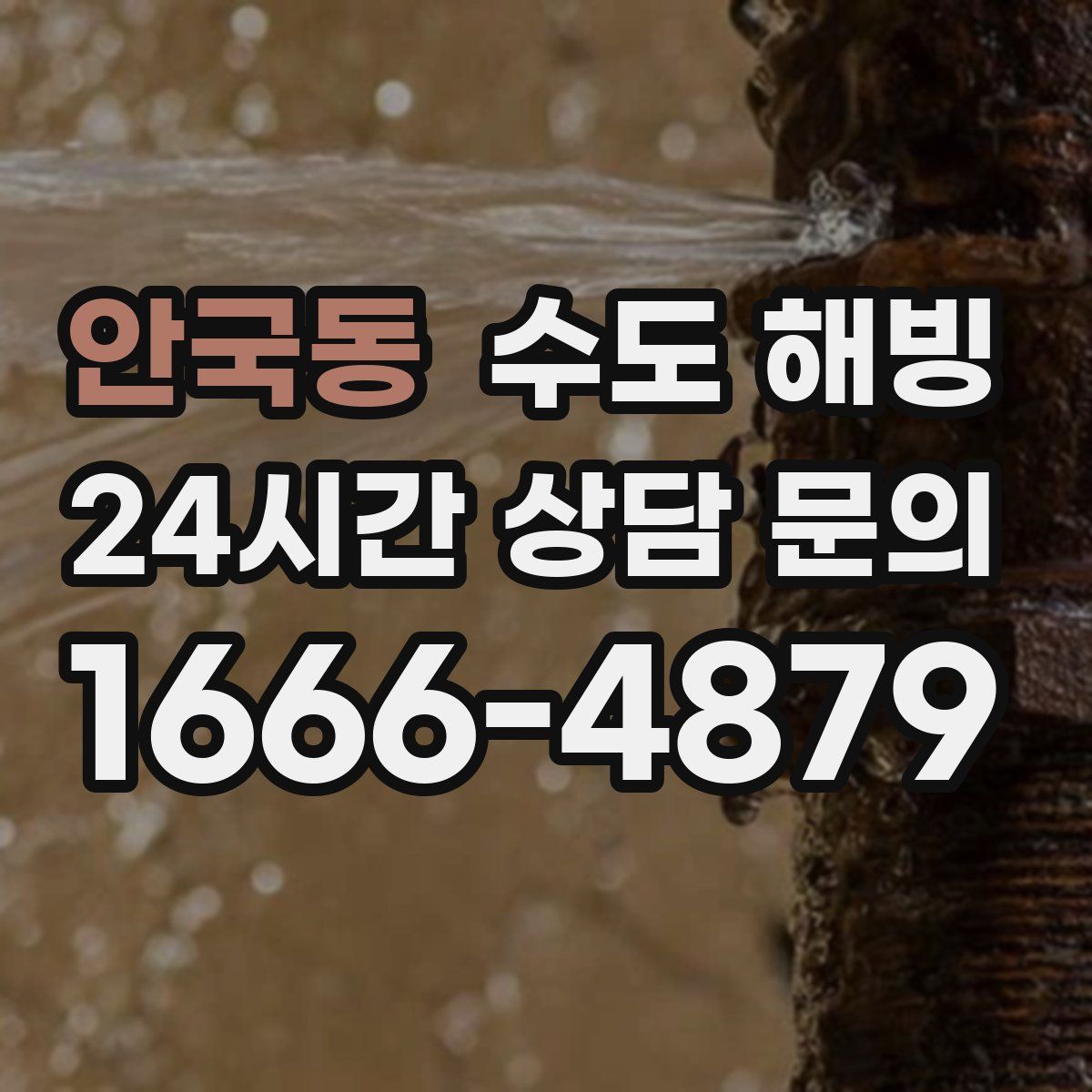 안국동 수도 해빙