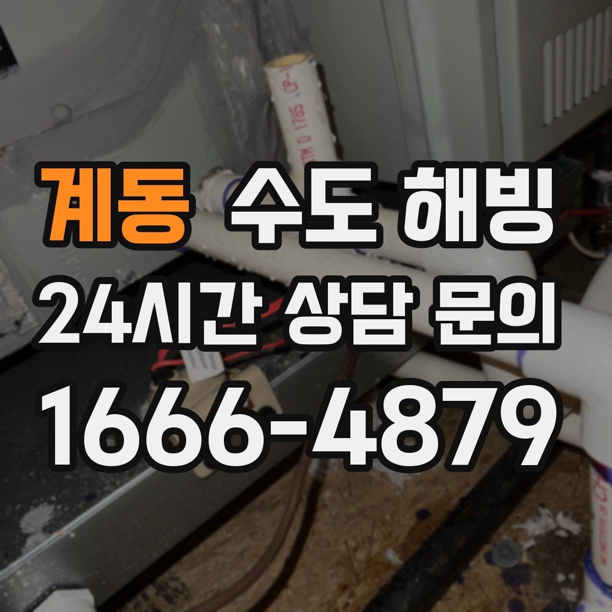 계동 수도 해빙 공용 수도 라인이 얼었을 때 확인할 것