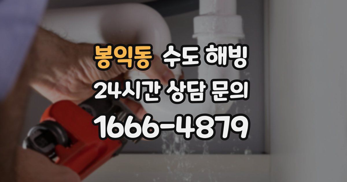 봉익동 수도 해빙