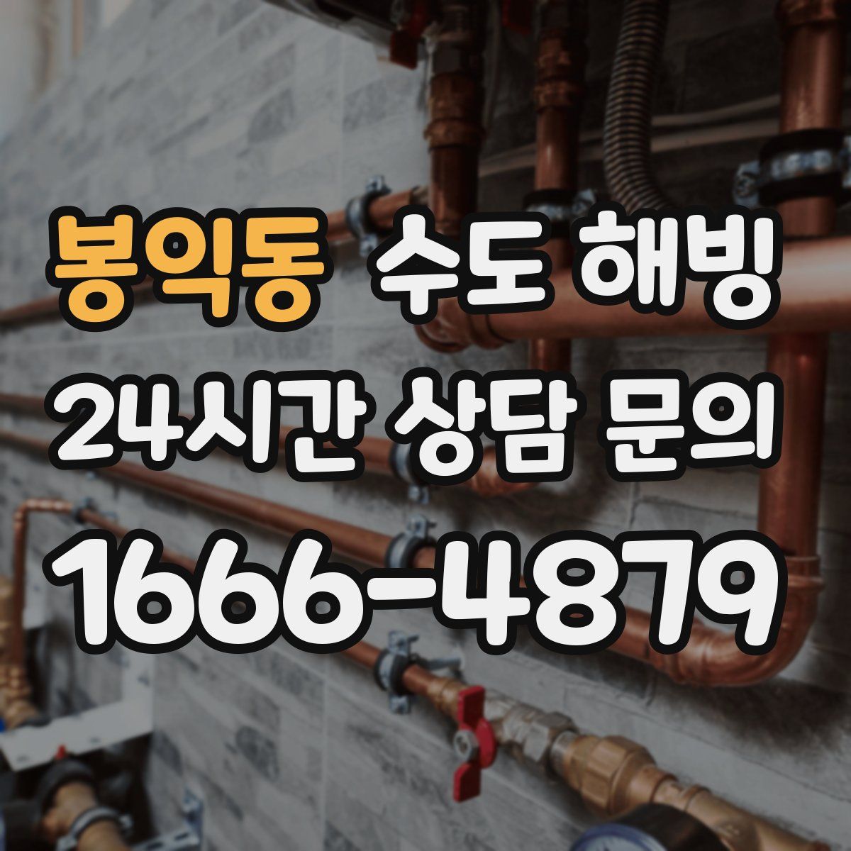 봉익동 수도 해빙