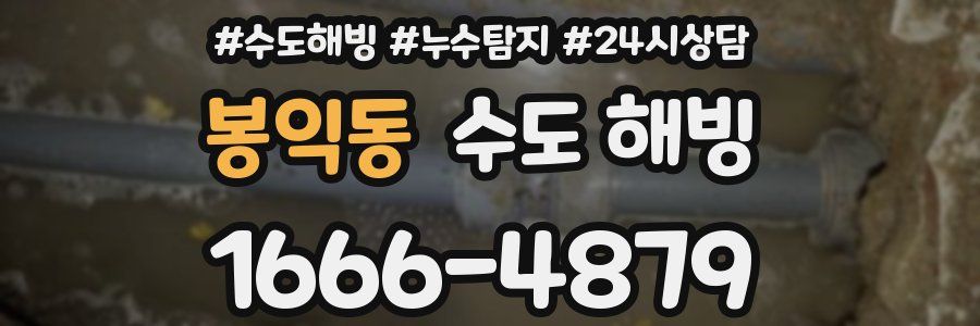 봉익동 수도 해빙