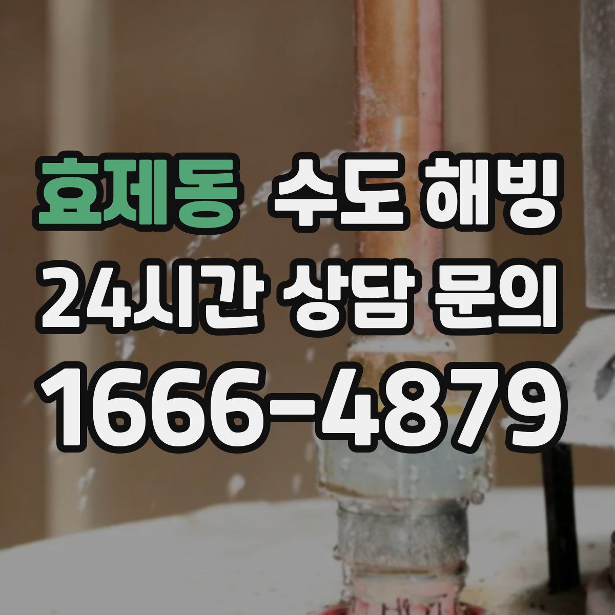 효제동 수도 해빙