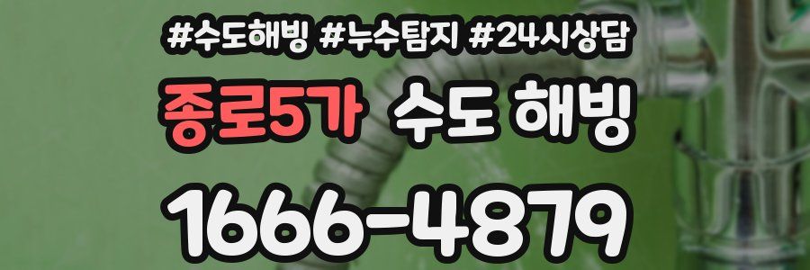 종로5가 수도 해빙