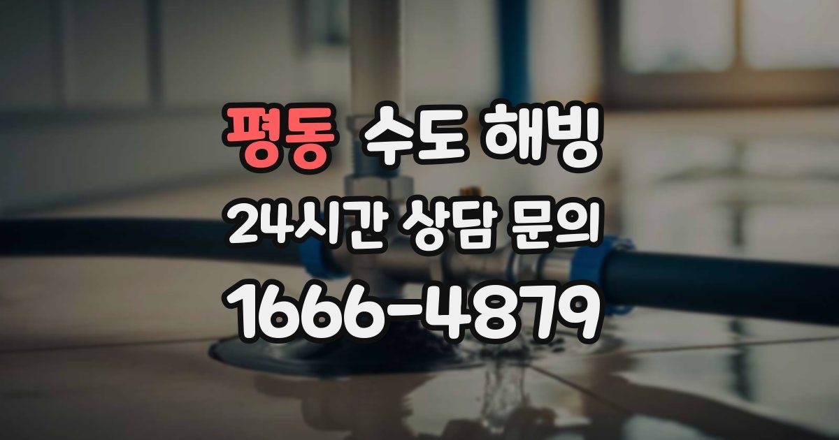 평동 수도 해빙