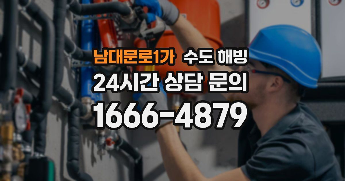 남대문로1가 수도 해빙