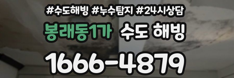 봉래동1가 수도 해빙