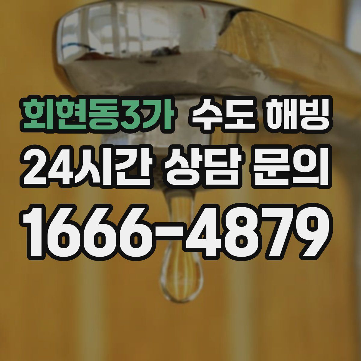 회현동3가 수도 해빙