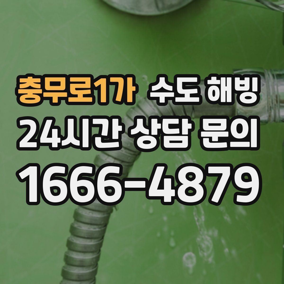 충무로1가 수도 해빙