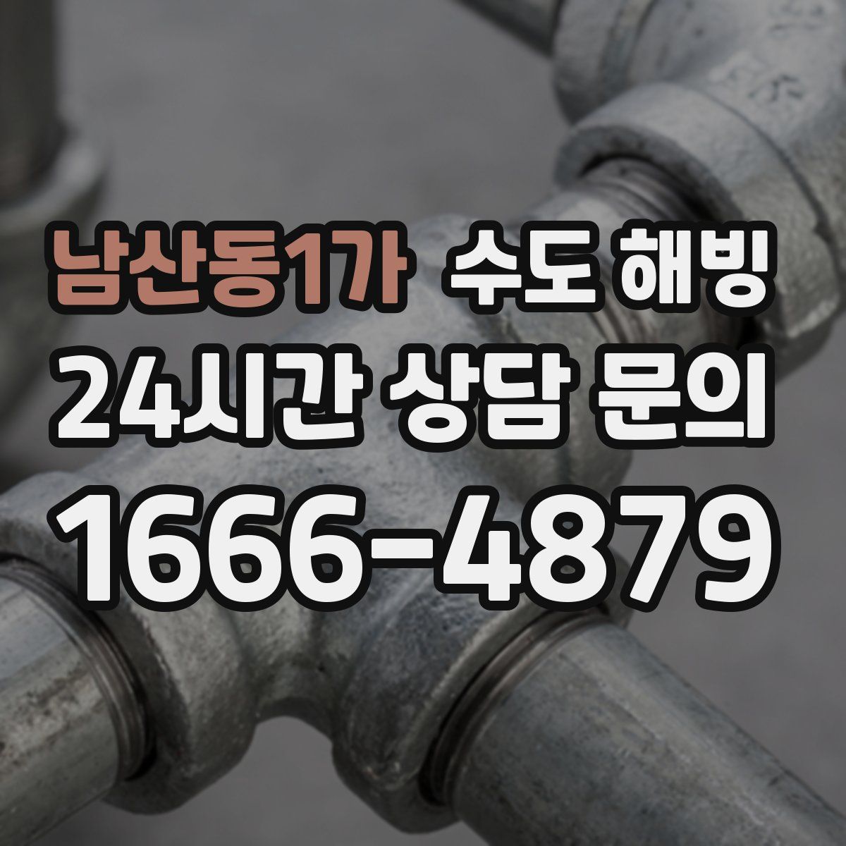 남산동1가 수도 해빙