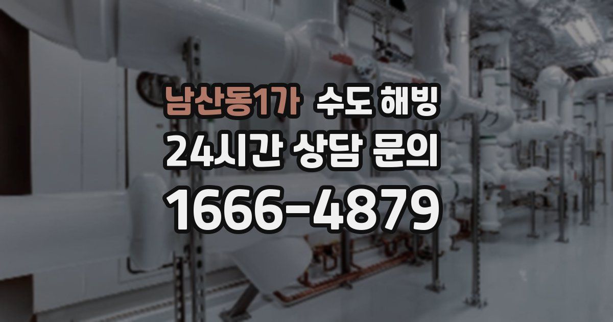 남산동1가 수도 해빙