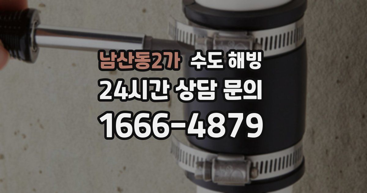 남산동2가 수도 해빙