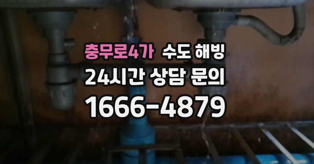 충무로4가 수도 해빙