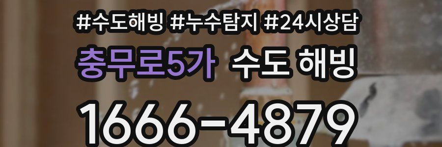 충무로5가 수도 해빙