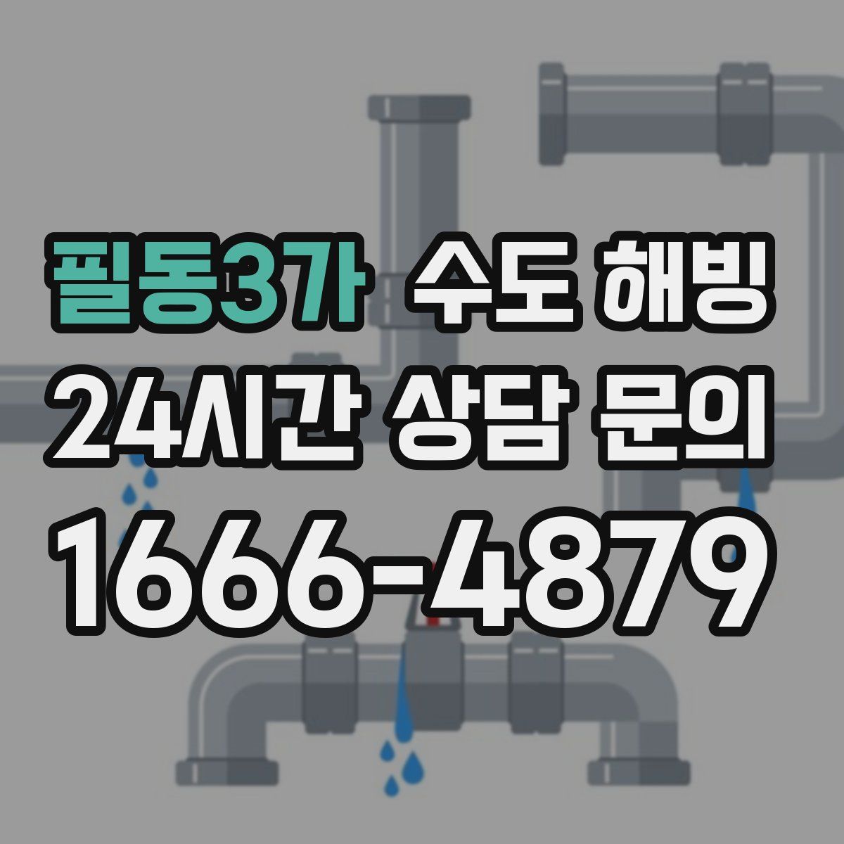 필동3가 수도 해빙