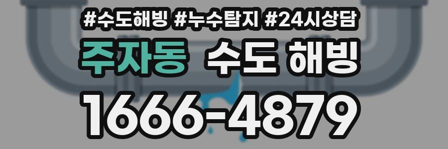 주자동 수도 해빙