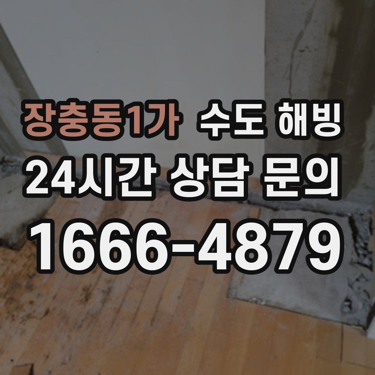 장충동1가 수도 해빙 후에도 정상인지 확인하는 체크리스트