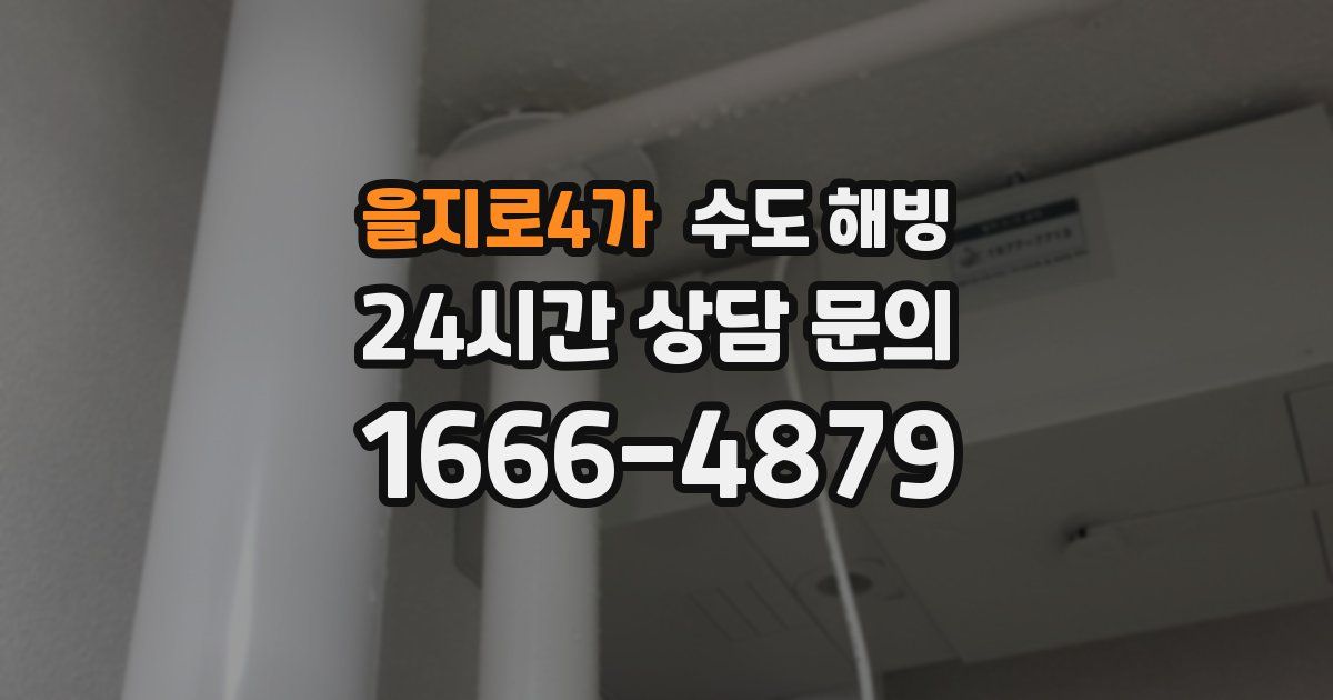 을지로4가 수도 해빙