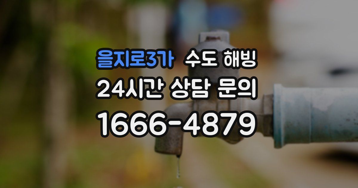 을지로3가 수도 해빙