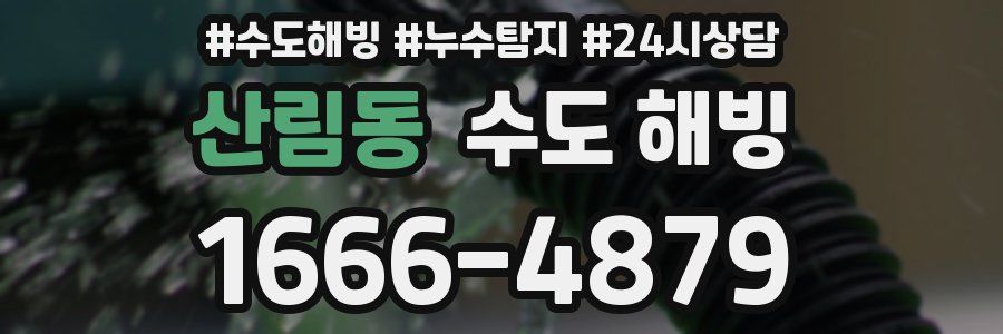 산림동 수도 해빙
