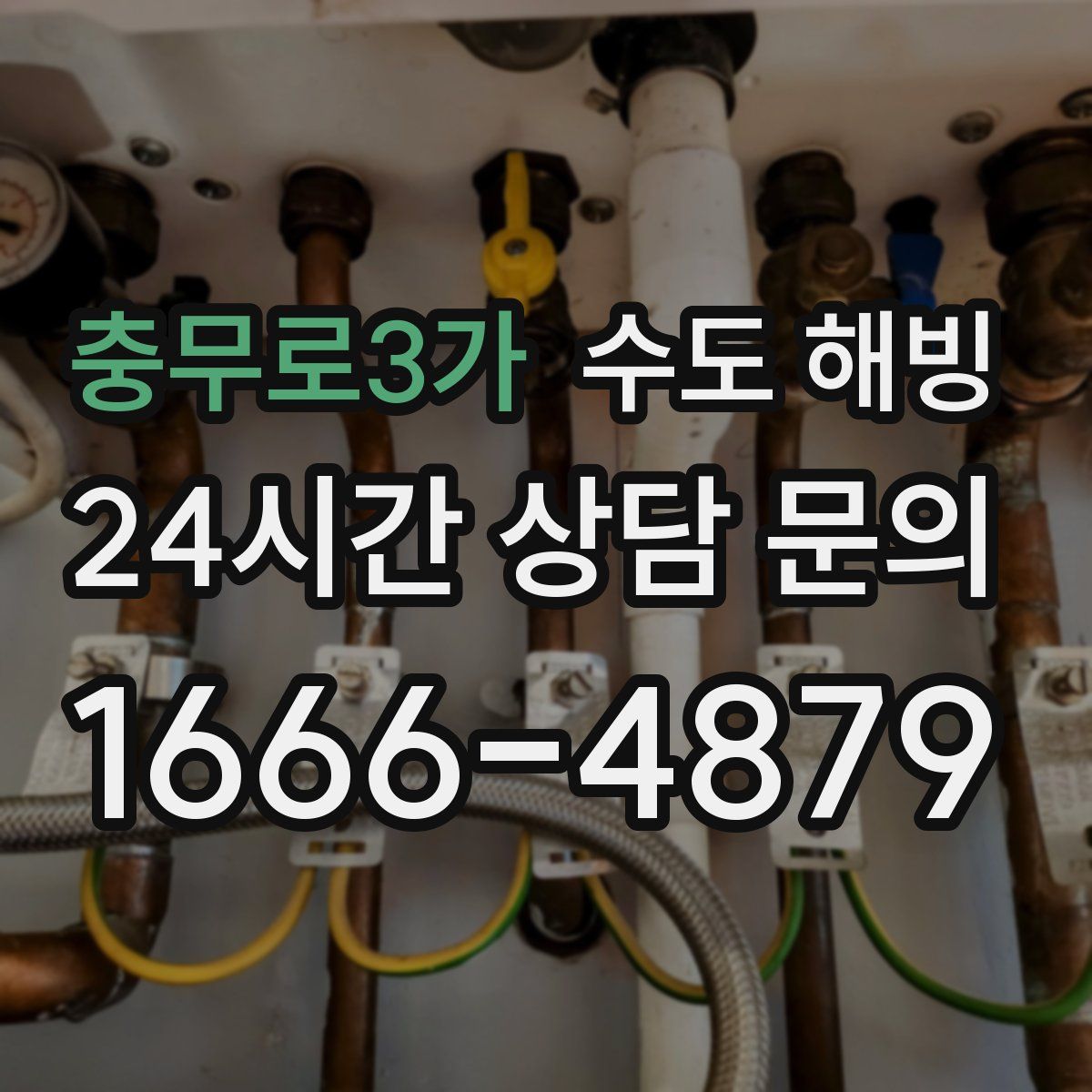 충무로3가 수도 해빙