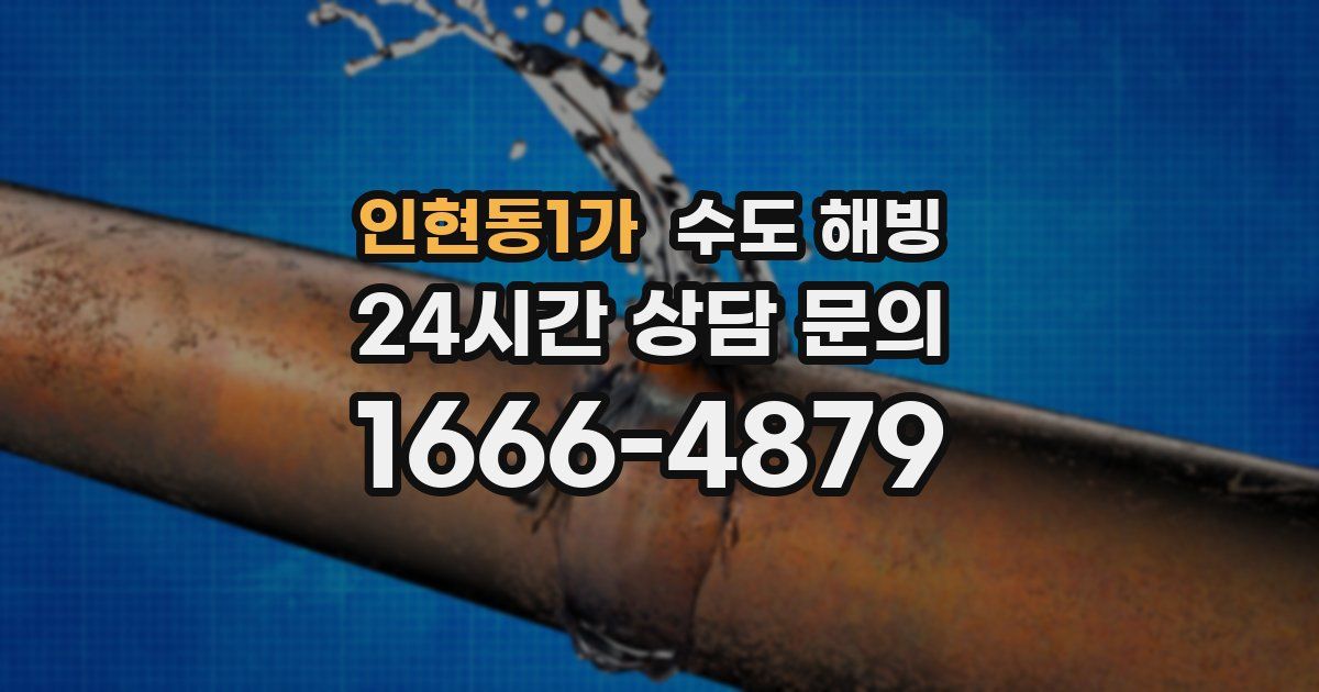 인현동1가 수도 해빙