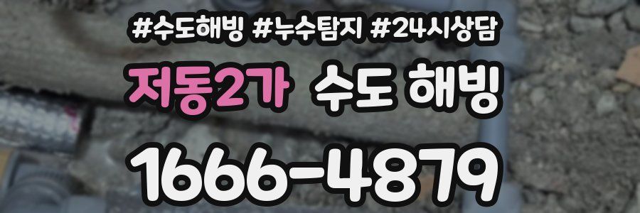저동2가 수도 해빙
