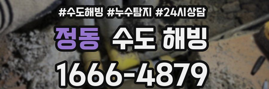 정동 수도 해빙