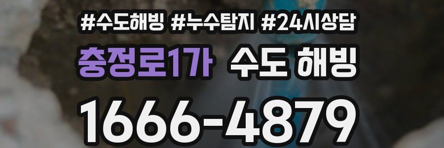 충정로1가 수도 해빙