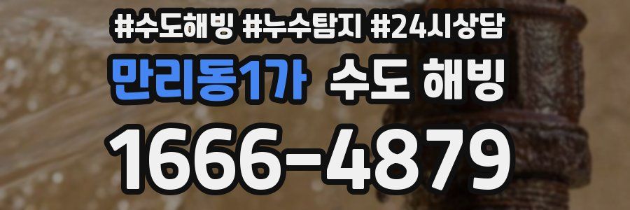 만리동1가 수도 해빙