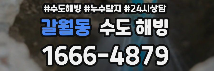 갈월동 수도 해빙