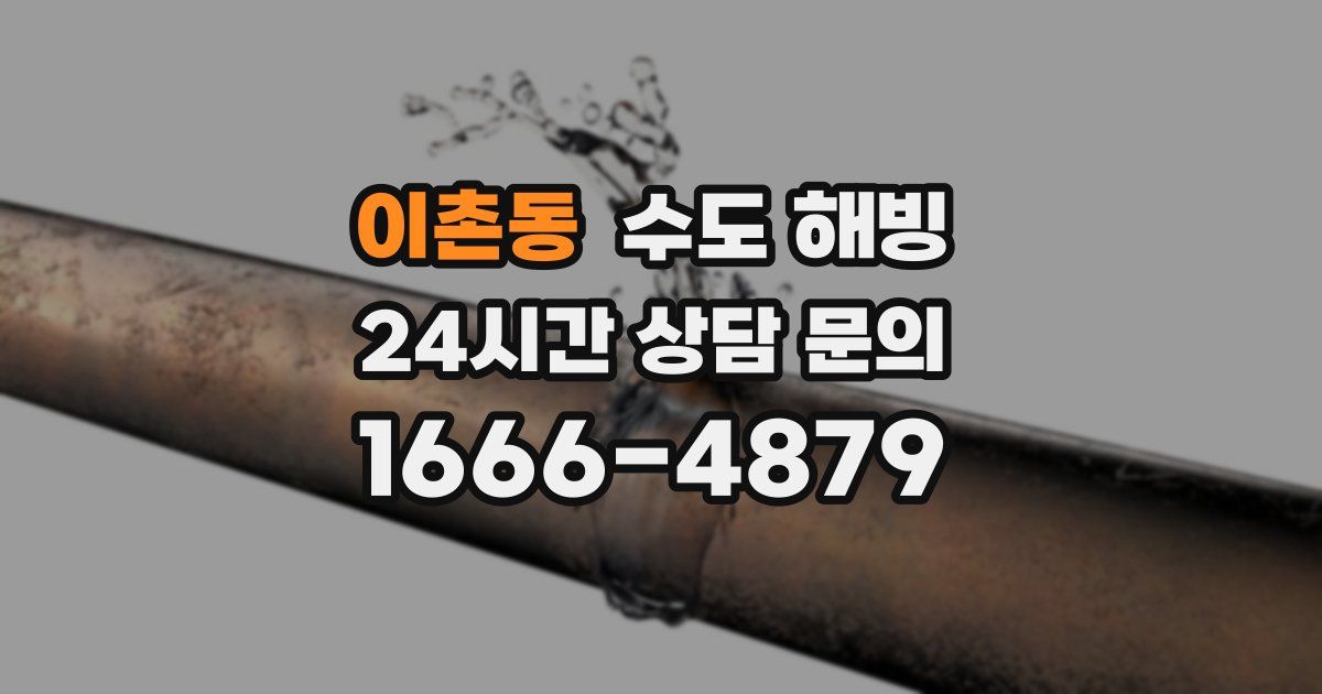 이촌동 수도 해빙