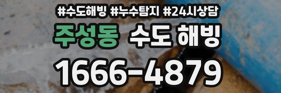 주성동 수도 해빙