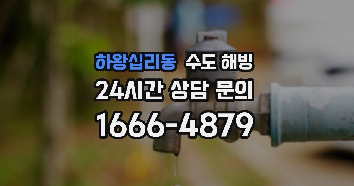 하왕십리동 수도 해빙