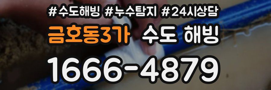 금호동3가 수도 해빙