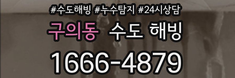 구의동 수도 해빙