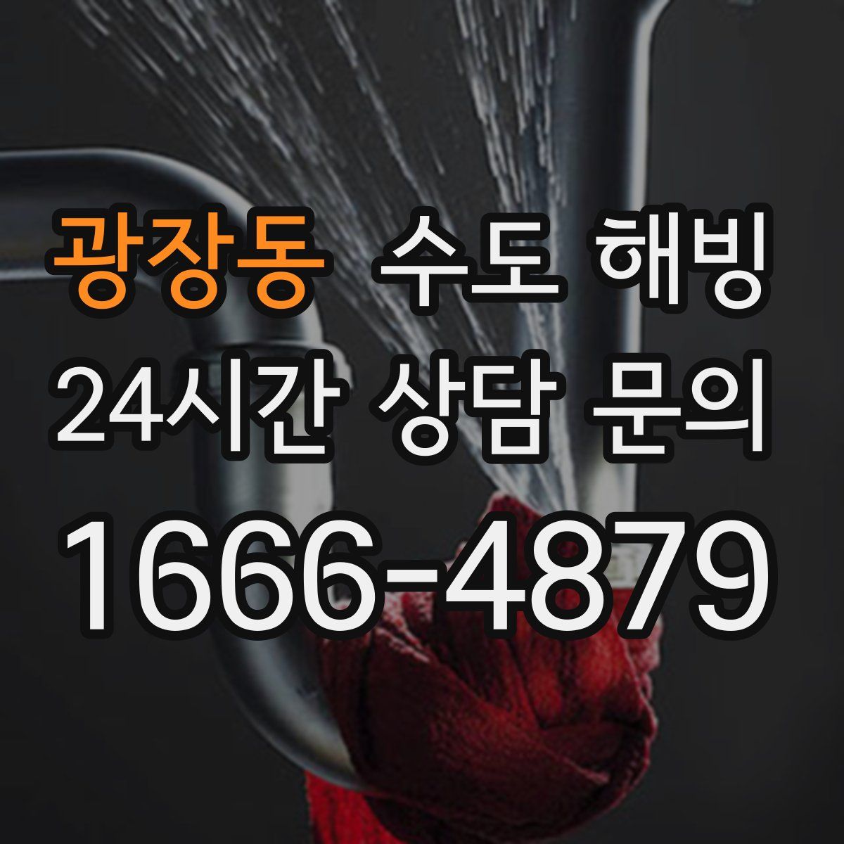 광장동 수도 해빙