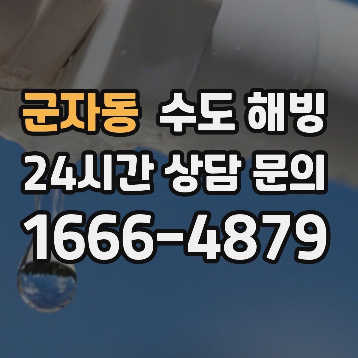 군자동 수도 해빙 주방만 물이 안 나오고 욕실은 정상이라면