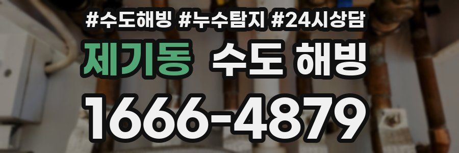 제기동 수도 해빙