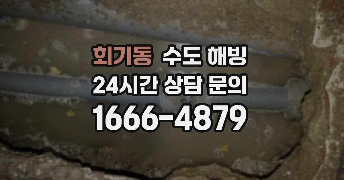 회기동 수도 해빙