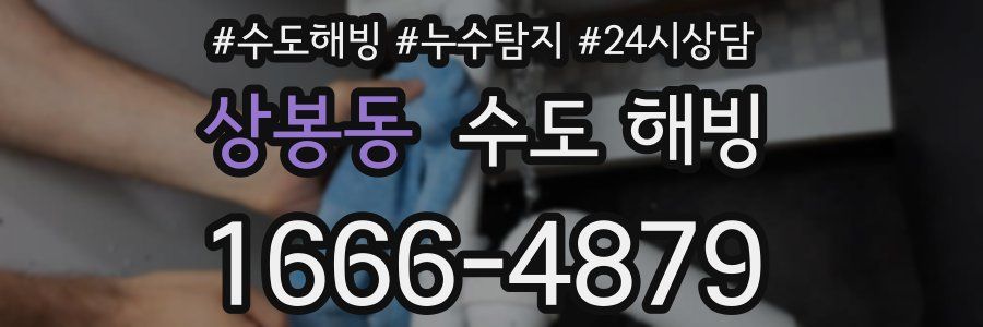 상봉동 수도 해빙