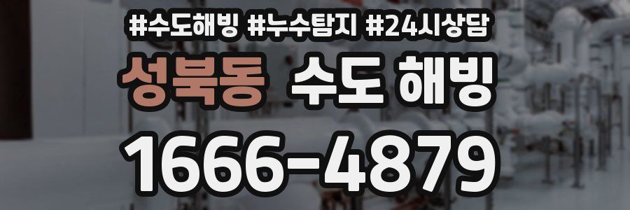 성북동 수도 해빙