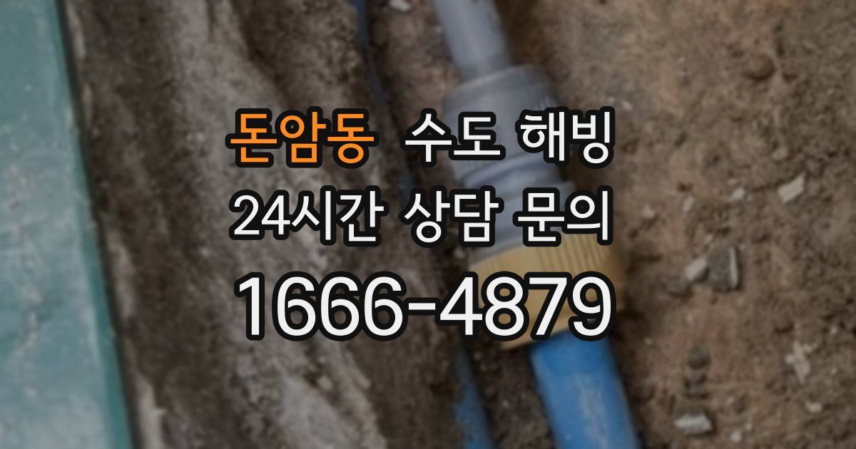 돈암동 수도 해빙