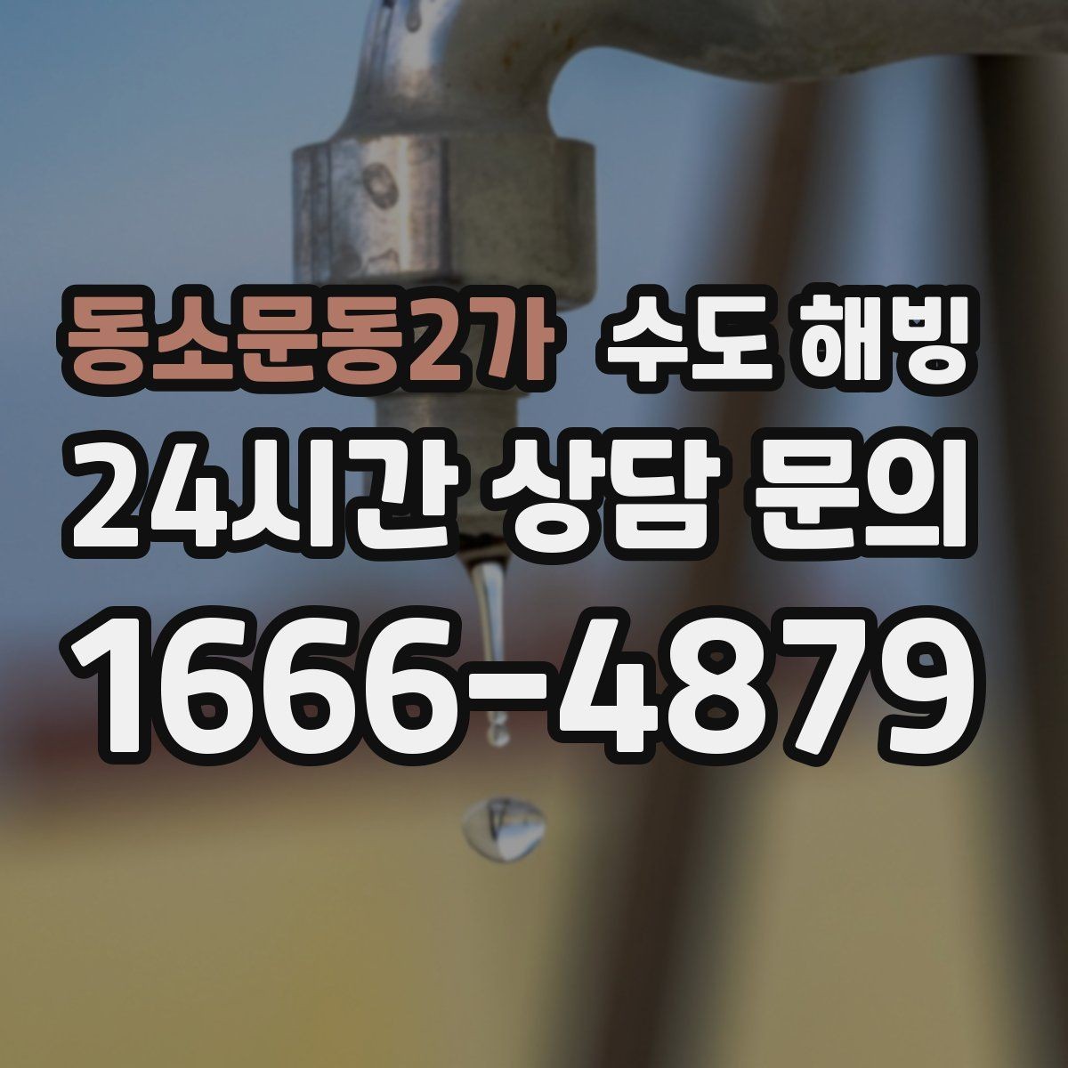 동소문동2가 수도 해빙 욕실만 물이 안 나오고 주방은 정상이라면