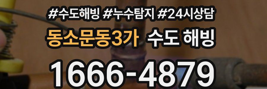 동소문동3가 수도 해빙