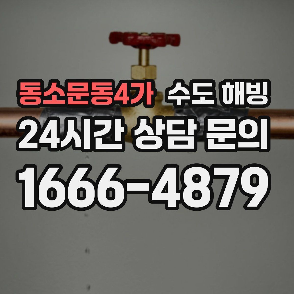 동소문동4가 수도 해빙 샤워기 헤드가 얼었을 때와 배관이 얼었을 때