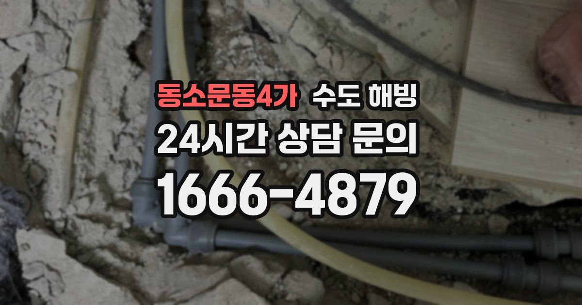 동소문동4가 수도 해빙