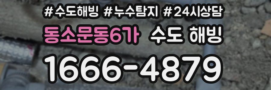 동소문동6가 수도 해빙