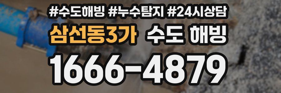 삼선동3가 수도 해빙